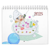 2025 Kalender Bubble Bad Ontspannen (Hoes)