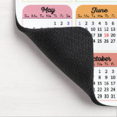 2025 Kalender Business Logo Minimalist Kleurrijk Muismat (Hoek)