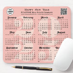 2025 Kalender Business Logo QR code Blush Pink Muismat<br><div class="desc">2025 Calendar Business Logo,  QR-code Modern Blush Pink Minimalistische Muismat. Alle teksten zijn vooraf geregeld zodat u gemakkelijk en snel met uw eigen gegevens kunt personaliseren. Prettige feestdagen Wens jullie allemaal een geweldig nieuw jaar! Voor vele andere kaart design,  bezoek : (Business Holiday Cards) https://www.zazzle.com/collections/119095696689680604 (Business Magnetic Kaarten) https://www.zazzle.com/collections/119197630236906623</div>