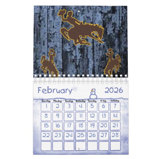 2025 Kalender Cowboy Land Mannen (Feb 2026)