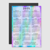2025 Kalender Custom Business Logo Kleurrijk (Voorkant / Achterkant)