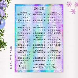 2025 Kalender Custom Business Logo Kleurrijk