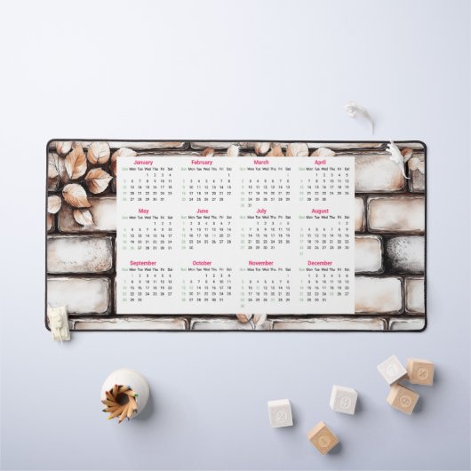 2025 Kalender Desk Mat (Kindertafel)
