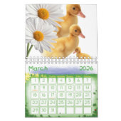 2025 Kalender eenden Daisy Floral (Mar 2026)