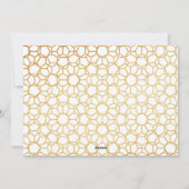 2025 Kalender Elegant Gold Glitter Script 2 Foto Feestdagenkaart (Achterkant)