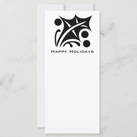 2025 Kalender Feestdagen Rack Kaart Leaf met envel (Achterkant)