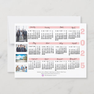 2025 Kalender Foto Kerst Nieuwjaar Corporate Briefkaart