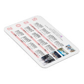 2025 Kalender Foto Kerst Nieuwjaar Corporate Magneet (Rechterzijde)
