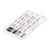 2025 Kalender Foto Kerst Nieuwjaar Corporate Magneet (Linkerzijde)