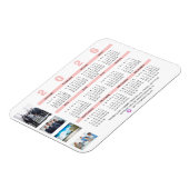 2025 Kalender Foto Kerst Nieuwjaar Corporate Magneet (Linkerzijde)