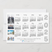 2025 Kalender Foto Kerst Nieuwjaar Corporate Notitiekaartje (Voorkant)