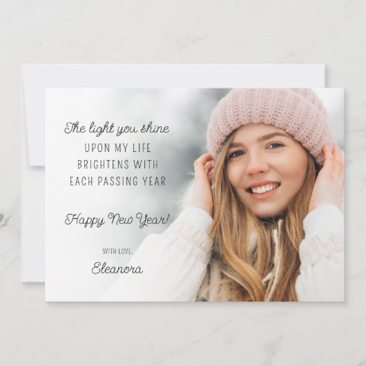 2025 Kalender Foto Motivatie Feestdagenkaart (Voorkant)