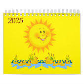2025 Kalender Geel Eenden & Zonneschijn (Hoes)