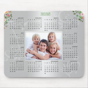 2025 Kalender Gepersonaliseerde Foto Kerstcadeau Muismat