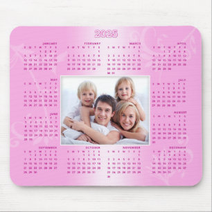 2025 Kalender Gepersonaliseerde Foto Kerstcadeau Muismat