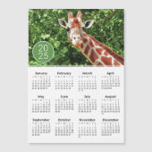 2025 Kalender Giraffe Fotomagneet (Voorkant)