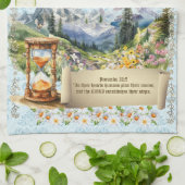 2025 Kalender Handdoek Alpen Bergen Spreuken (Gevouwen)