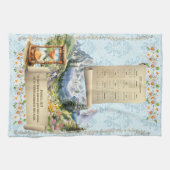 2025 Kalender Handdoek Alpen Bergen Spreuken (Horizontaal)