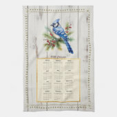 2025 Kalender Handdoek Bluejay (Verticaal)