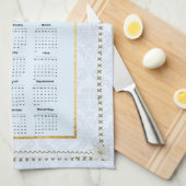 2025 Kalender Handdoek BlueJay (Quarter Fold)