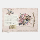 2025 Kalender Handdoek Chickadees Home Sweet Home (Horizontaal)