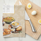 2025 Kalender Handdoek Genade Zegen ons O Heer (Quarter Fold)