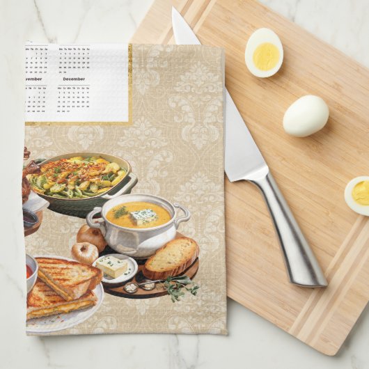 2025 Kalender Handdoek Genade Zegen ons O Heer (Quarter Fold)