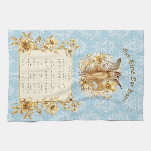 2025 Kalender Handdoek  Guardian Angel (Horizontaal)