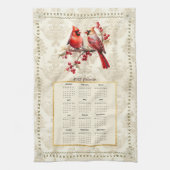 2025 Kalender Handdoek Kardinalen (Verticaal)