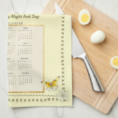 2025 Kalender Handdoek Keuken Gebed Huis Zegen (Quarter Fold)