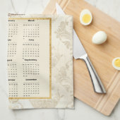 2025 Kalender Handdoek Paard in Zonsondergang (Quarter Fold)