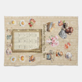 2025 Kalender Handdoek Zaterdag Ochtend Thee Tijd (Horizontaal)