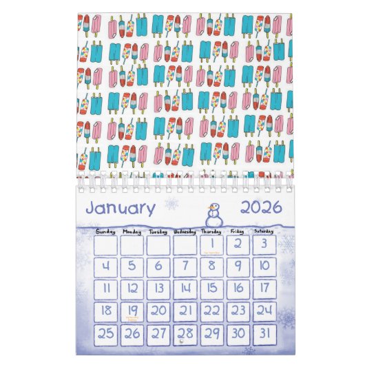 2025 Kalender ijsjes (Jan 2026)