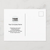 2025 Kalender Kaart: Zondag Start, Zwart & Wit Briefkaart (Achterkant)