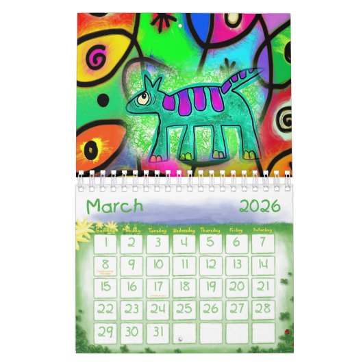 2025 Kalender Kat Kitten Whimsical (Mar 2026)