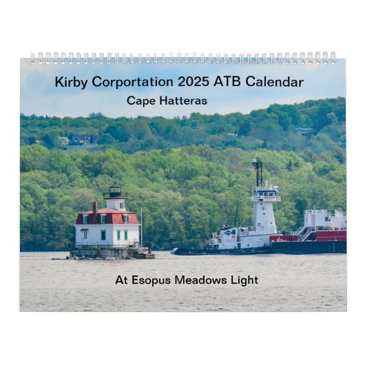 2025 Kalender Kirby ATB Tugs op de Hudson River (Hoes)