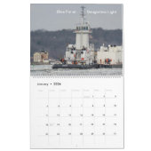 2025 Kalender Kirby ATB Tugs op de Hudson River (Jan 2026)