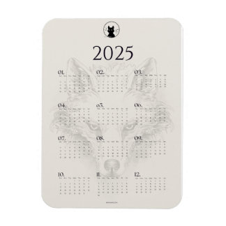 2025 Kalender Koelkast Magnet Magneet