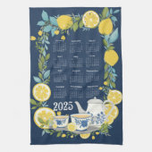2025 Kalender Lemon Garden Theedoek (Verticaal)