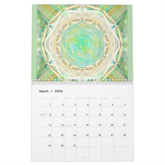 2025 Kalender Lightcode Mandala (TM) (Mar 2026)