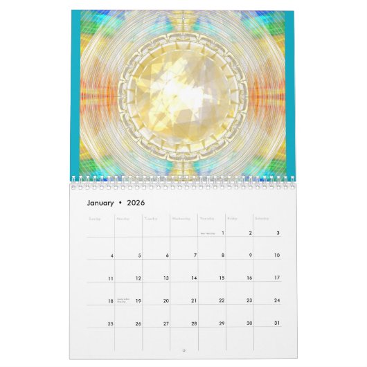 2025 Kalender Lightcode Mandala (TM) (Jan 2026)