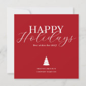 2025 Kalender Logo Visitekaartje Feestdagenkaart (Voorkant)