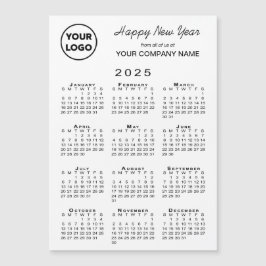 2025 Kalender Logo Zakelijke Vakantie Magnetische 