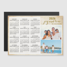 2025 Kalender Magneet Aangepaste Familie Foto Keep