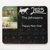 2025 Kalender Magnet Pet Dog Kind Custom Foto Muismat (Voorkant)