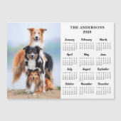 2025 Kalender Magnet Pet Dog Kind Custom Photo Car (Voorkant)