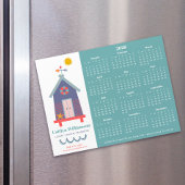 2025 Kalender Makelaar Beach House Magnet