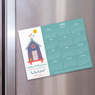 2025 Kalender Makelaar Beach House Magnet
