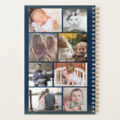 2025 Kalender Marine Koraal Goud Fotocollage Klein Planner (Achterkant)