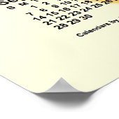 2025 Kalender met zonnige dagen van Janz Poster (Hoek)